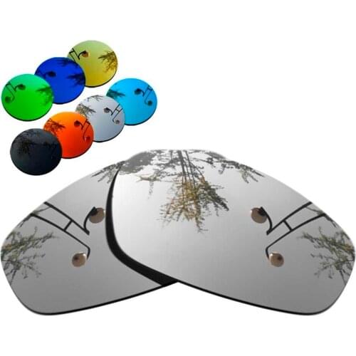 100% Precisely Cut Polarized Replacement Lenses for Split Jacket Sunglass Chrome Mirrored Coating Color- Choices