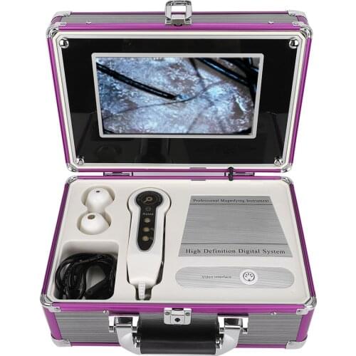 Electric Skin Hair Detector Professional Scalp Analyzer Hair Treatment Pigment Follicle Oil Moisture Tester Magnifying Detector