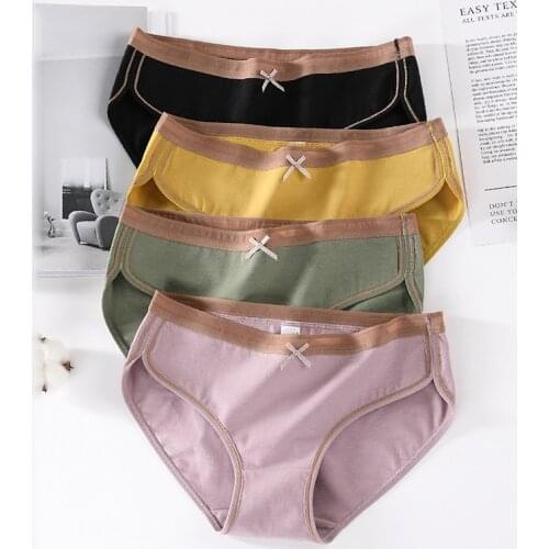 Sexy Sports Panties Cotton Woman Briefs Mulberry Silk Antibacterial Underpants Female Underwear Lingerie Dropshipping 3 Pcs/lot