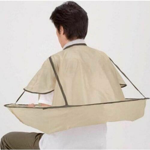 Foldable Hair Cutting Cape Cloak Reuseable Family Hair Dyeing Salon 35"