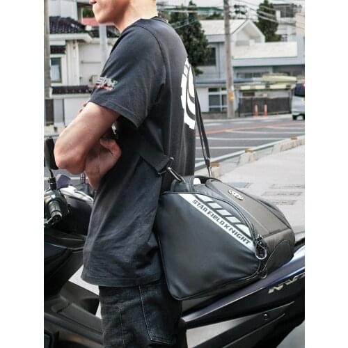 SFK Motorcycle Scooter Bag Rainproof Waterproof Shoulder Bag Curved Beam Bag Can Be Installed Half Helmet Fuel Tank Bag