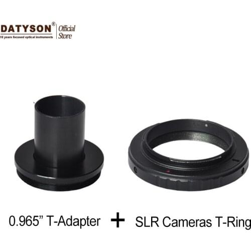 T-ring and M42 to 0.965" Telescope Adapter ( T-mount ) for SLR/DSLR Camera Lens - Metal T Adapter Photography Multi-brand Choose