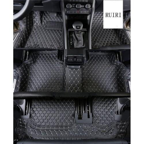 High quality! Custom special car floor mats for Skoda Kodiaq 7 seats 2021 durable rugs waterproof carpets for Kodiaq 2020-2017