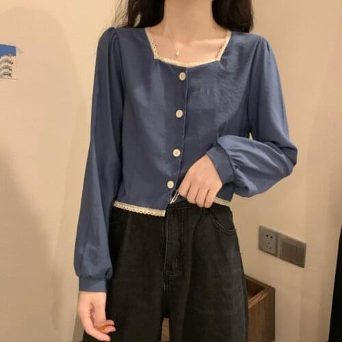 Fy1225 2020 spring summer autumn new women fashion casual lady beautiful nice Tops woman female OL vintage long sleeve