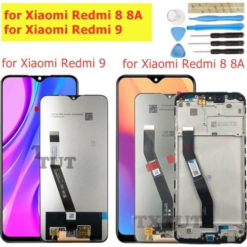 For Xiaomi Redmi 9/ Redmi 8 8A LCD Display Frame Screen Touch Digitizer Assembly for Xiaomi Redmi 8A LCD Display Repair Parts