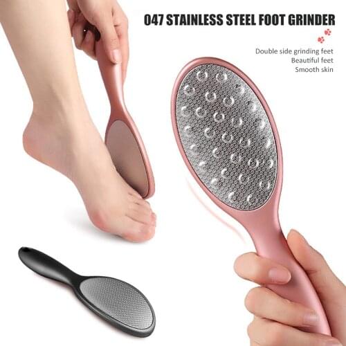 1pcs Professional Double Side Foot File Rasp Heel Grater Hard Dead Skin Callus Remover Pedicure File Foot Grater Scrub Plate