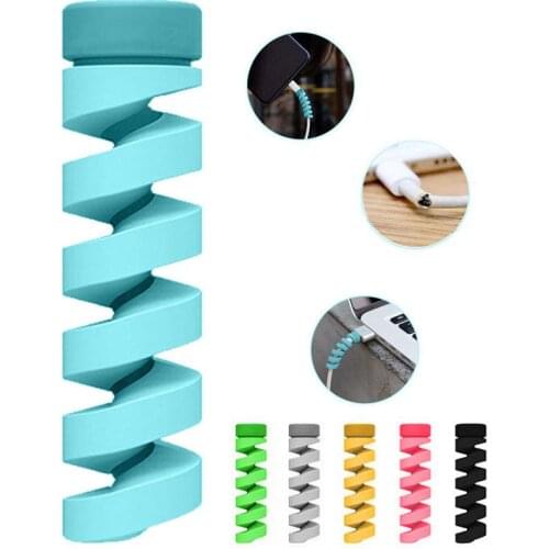 20Pcs Charging Cable Protector Saver Cover For Apple iPhone USB Charger Cable Cord Adorable Protective Sleeve For Phones Cable