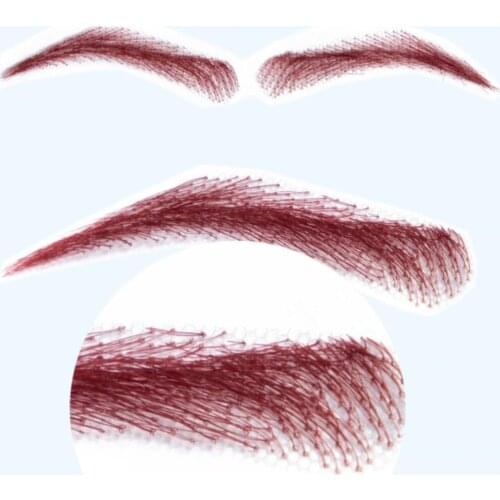2018 FXVIC ombre burgundy eye brows Makeup Red Wine Peel Off Eye Brow Tattoo Tint Waterproof Long-lasting Dye Eyebrow
