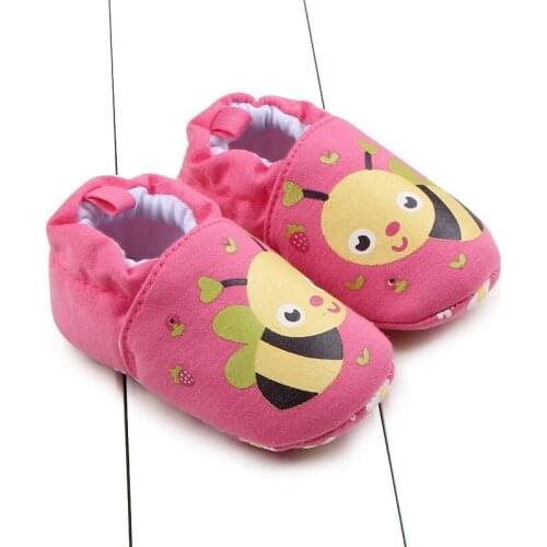 2018 Toddler Shoes Baby Boy Girl First Walkers Cartoon PrintedAnti-slip / Skid-proof Shoes Soft Cotton