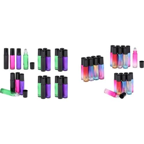 24pcs Roll on Glass Bottles Perfume Essential Oil Bottle Travel