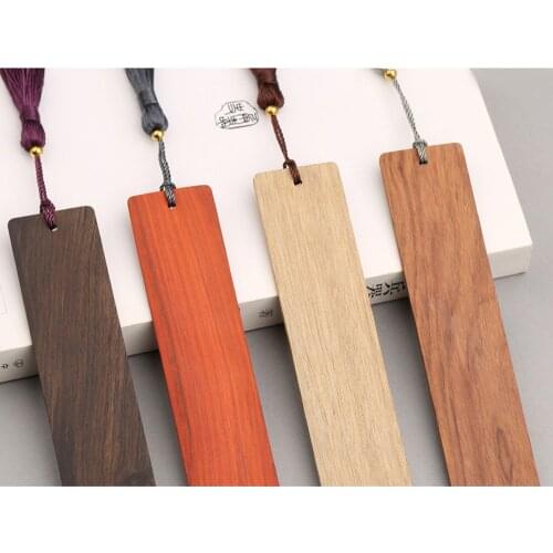 4pc/ Wooden bookmark classical Chinese style creative wood bookmark gift box