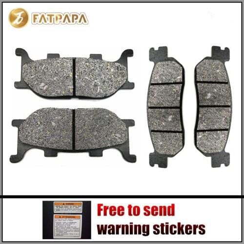 Motor Accessories F + R Brake Pads for YAMAHA 250 YP DX / A Majesty YP250 1999 2000 2001 2002 1998-2003