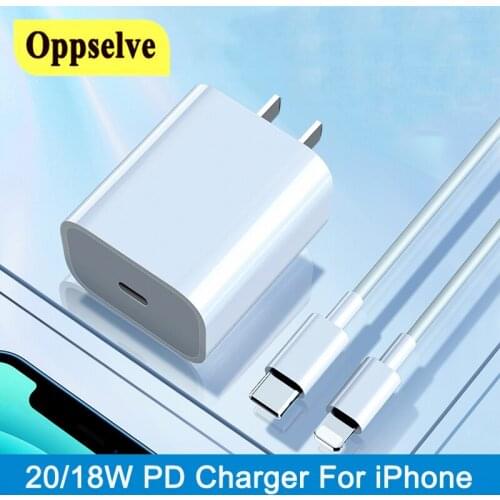PD Fast Charger 20W QC4.0 3.0 USB Type C Fast Charge For iPhone 12 Mini 11 Pro Max SE 2020 iPad Air Pro Phone Charger EU US Plug
