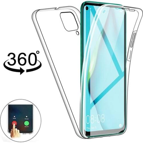 360 Full Body Double Case for huawei P40 lite P30 pro Transparent soft TPU Silicone cover for huawei P40 pro 30 Lite P 40 light