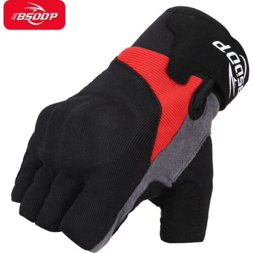 BSDDP Breathable Half Finger Cycling Gloves Anti Slip Pad Motorcycle MTB Road Bike Gloves Men Women Sports Bicycle Gloves