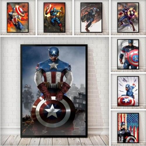 Marvel Movie Avengers Diamond Painting Comics Superhero Diamond Mosaic Embroidery Full Drill Cross Stitch Kits Home Decoration
