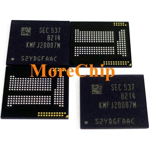 KMFJ20007M-B214 eMMC EMCP UFS BGA221 Chip NAND Flash Memory IC 4GB 4+1 Soldered Ball Pins 2pcs/lot
