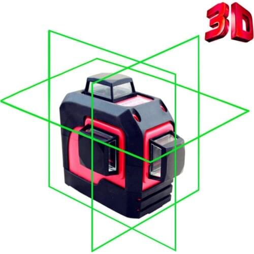 LETER 3D Green Laser Level Self Leveling 360 Degree Horizontal&Vertical Cross