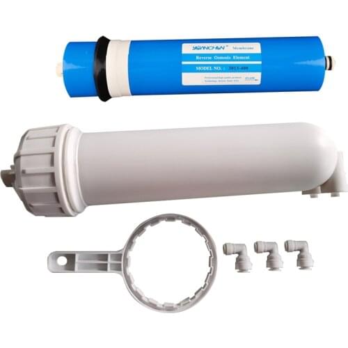 400 GPD RO Reverse Osmosis Membrane,1/4inch Quick-Connect Fittings,for Under Sink Home Drinking RO Water Filter System