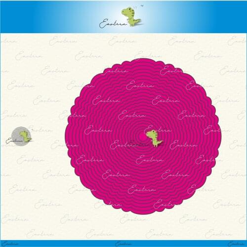 Scallop edge frame 6 metal cutting dies 2021 new diy molds Scrapbooking Paper Making die cuts crafts