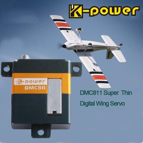K-power DMC811 8KG 29G Coreless waterproof Thin-Wing Digital Servo for RC Airplane Glider
