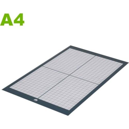 A4 Non Slip Vinyl Cutter Plotter Cutting Mat with Craft Sticky Printed Grid