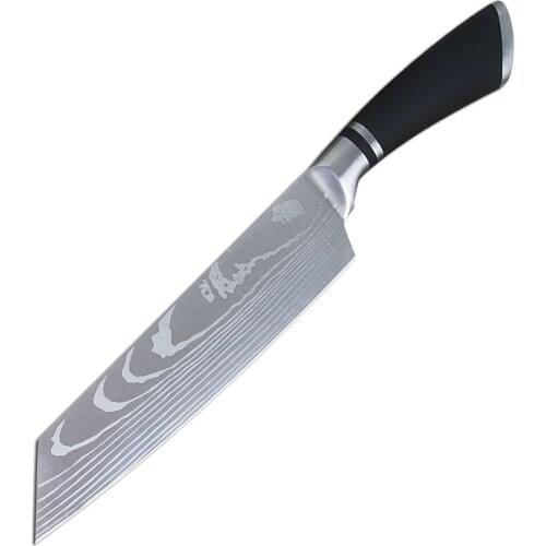Pro Japanese Chefs Knife Stainless Steel Chef Knife Kitchen Knife Santoku Meat Cleaver Beef knife Gift With Cover Damascussteel