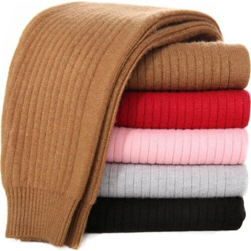 Autumn Winter Childrens Cashmere Pants Boys Wool Warm Pants 2021 Babys Thick Soft Comfortable Leggings For Girls Bottoming Pant