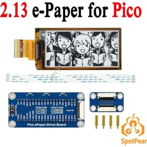 Raspberry Pi Pico 2.13inch Flexible E-Paper E-Ink Display Module 2.13 inch ePaper display screen SPI