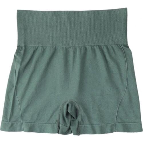 Yoga Shorts High Waist Skin-friendly Nylon Women Butt Lift Scrunch Pants for Sport