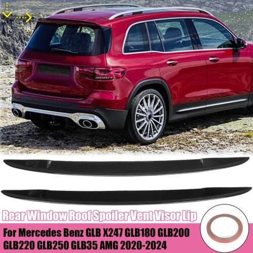 Rear Window Roof Spoiler Sun Rain Shade Vent Visor Lip For Mercedes Benz GLB X247 GLB180 GLB200 GLB220 GLB250 GLB35 AMG 2020-202