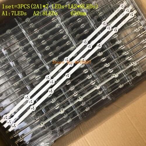 3 PCS LED backlight strip For LG 32LN575S 32LN542V 32LN5180 32LN570V 32LN545B 32LN5100 32LN520B 6916L-1204A 1205A 1105A 1106A