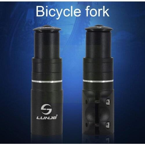 BIke Handlebar Fork Stem Riser Rise Up Extender Extension Bicycle Up 115/180/210mm MTB Adaptor Part Black Durable Heads H7U6
