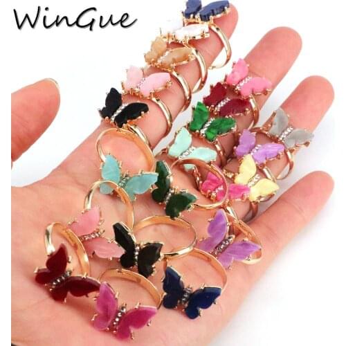 Женские золотые кольца WINGUE China At AliExpress