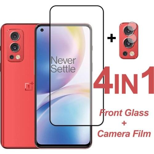 Protective Glass On One Plus Nord 2 5G Full Cover Tempered Glass For OnePlus Nord 2 5G N200 Nord2 Glass Camera Screen Protector