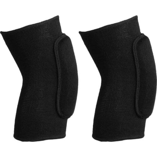1pair Elastic Elbow Knee Support Sports Knitted Sponge Protectors Elbow Pad Sport Safety Equipment