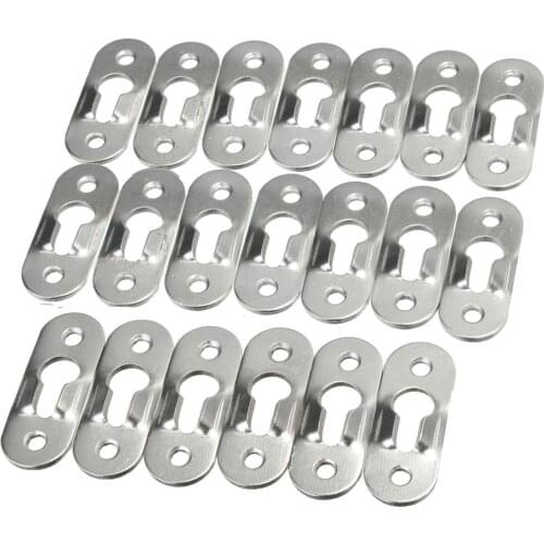 44mm x 16mm Picture Hanger Metal Keyhole Hanger Fasteners For Picture Photo Frame Furnniture Cabinet