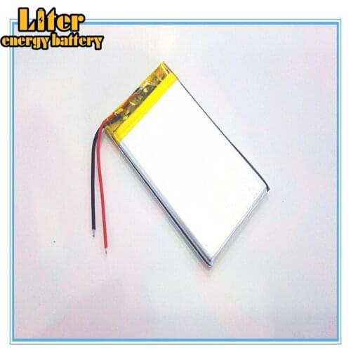 3.7 V lithium polymer battery 2200mah 504169 504070 interphone navigator GPS vehicle traveling data recorder
