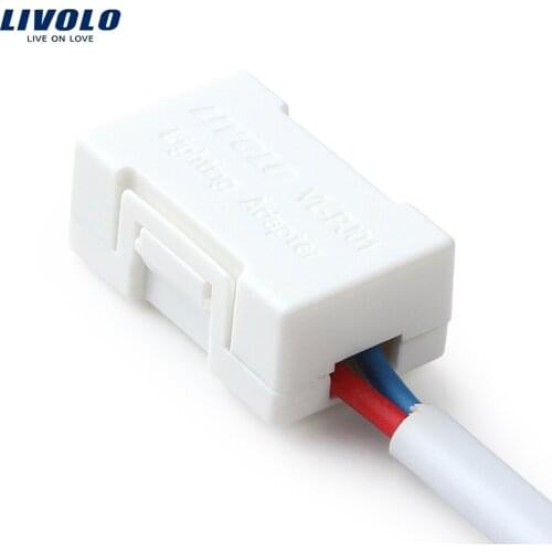 Free Shipping,Lighting Adapter,The Saviour Of The Low-wattage LED Lamp , White Plastic Materials-1pc