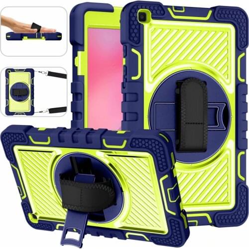 Cover for Samsung S6 Lite 10.4 P610 P615 Tablet for Samsung GALAXY Tab A7 10.4 2020 SM-T500 T505 TPU+PC Shockproof Stand Case