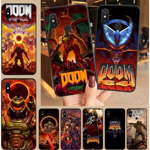 HOT GAME DOOM ETERNAL Phone Case For Xiaomi Mi A1 A2 5 6 6PLUS 8 9 SE Lite MIX 2 2S MAX 2 3 Pocophone F1