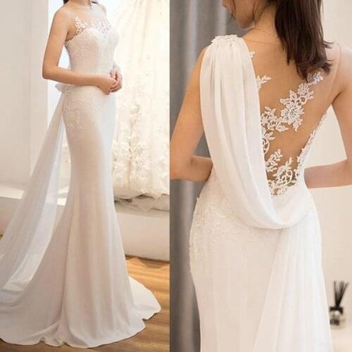 CloverBridal Chiffon Wedding Dresses