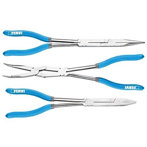 Series long nose pliers double jointed FERVI ART. 0872/P