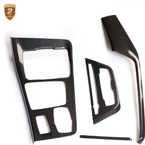 For BMW 1 Series 2017 2018 Carbon Fiber Interior Trims Car Styling Accessories Stickers For Vehicle Center Console Dashboard Hot