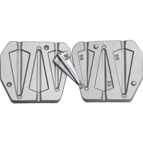 Fishing Sinker Mould StampoPiombo Fishing Herring gr.30-free Sea Fishing BoatFishing 40-50 F 180 + 50 loops