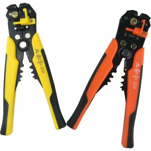 Cable Stripper Automatic Crimping Wire Pliers Self Adjustable Hardened Cutting edge Multi-Function Steel+ABS terminals 5in1 tool