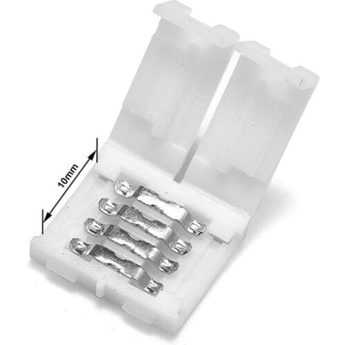 2000pcs 8mm 10mm 4 Pin RGB LED Strip Connector 12mm 5 Pin RGBW Connector For SMD LED Strip Lights