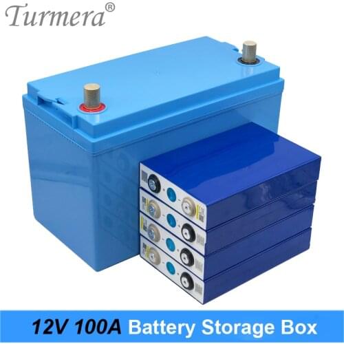Turmera 12V 24V 48V Battery Storage Box Use in 90Ah 100Ah 3.2V Lifepo4 Battery Solar Energy System or Uninterrupted Power Supply