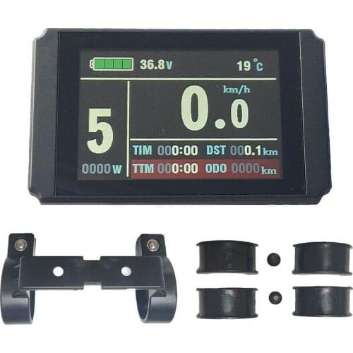 KT-LCD8H KT Color LCD Display Screen e-Bike Waterproof Plug Meter 24V/36V/48V