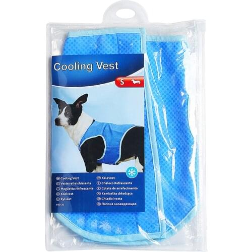 Summer Dog Cooling Vest Breathable Cooling Coat Outdoor Sunscreen Jackets Clothes Refreshing Cool Clothes For Dogs Pet Clothing